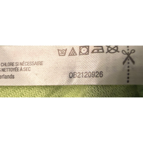 NEW FREE PEOPLE FP MOVEMENT LIGHTENING LIME GREEN SO FLY HENLEY TOP SHIRT SZ S - Picture 7 of 7